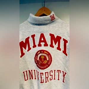 Miami University Vintage College Sweatshirt M